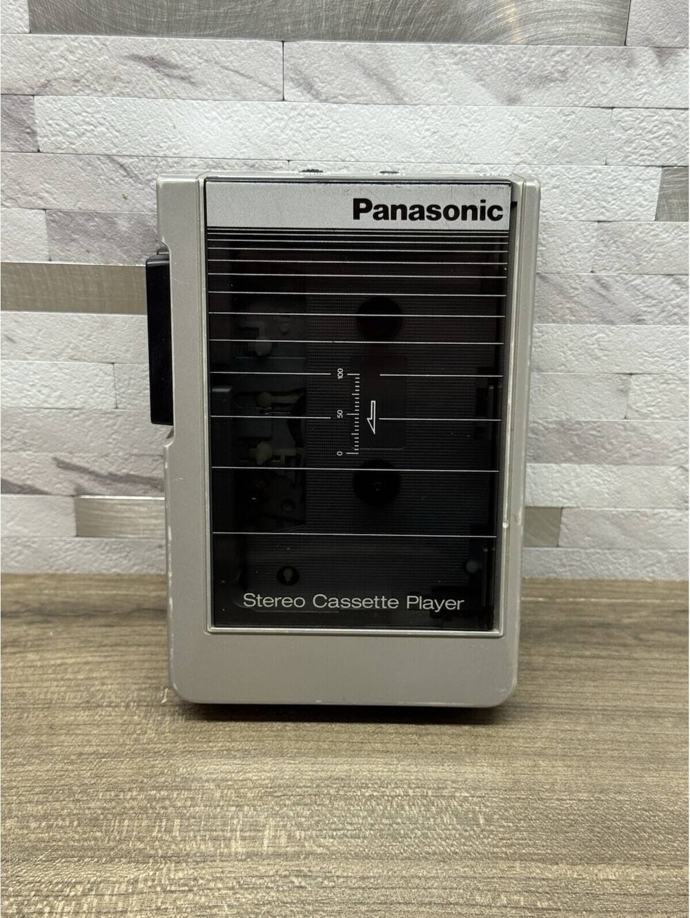 Panasonic RQ-J50 Stereo Cassette Player Vintage Portable Walkman Silver Grey